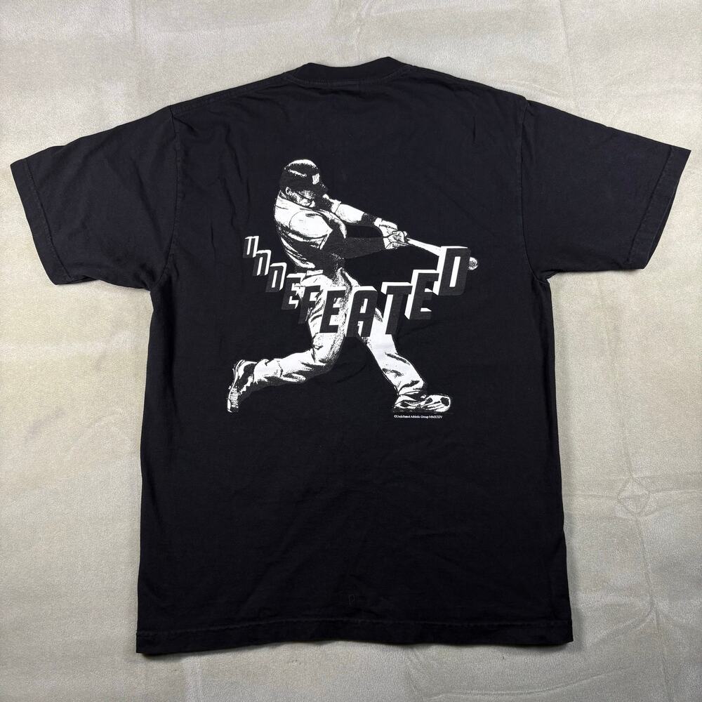 Undefeated Baseball Graphic T Shirt Mens Medium Black‎ Streetwear Logo Tee